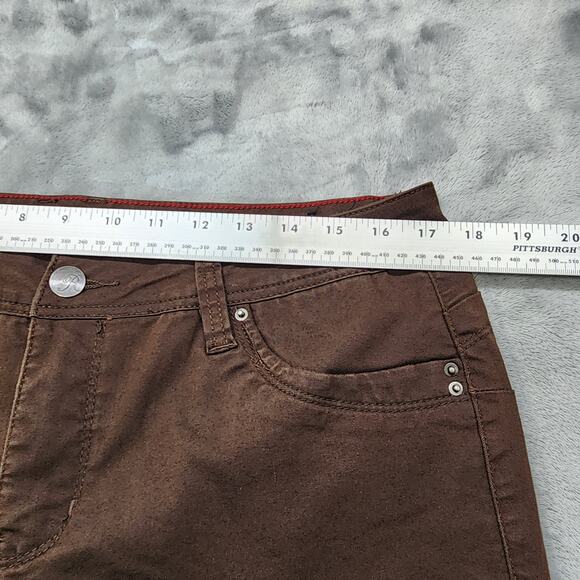 Royalty For Me Wannabettabutt Jeans Womens 30 Brown Mid Rise Skinny Stretch - Picture 13 of 16